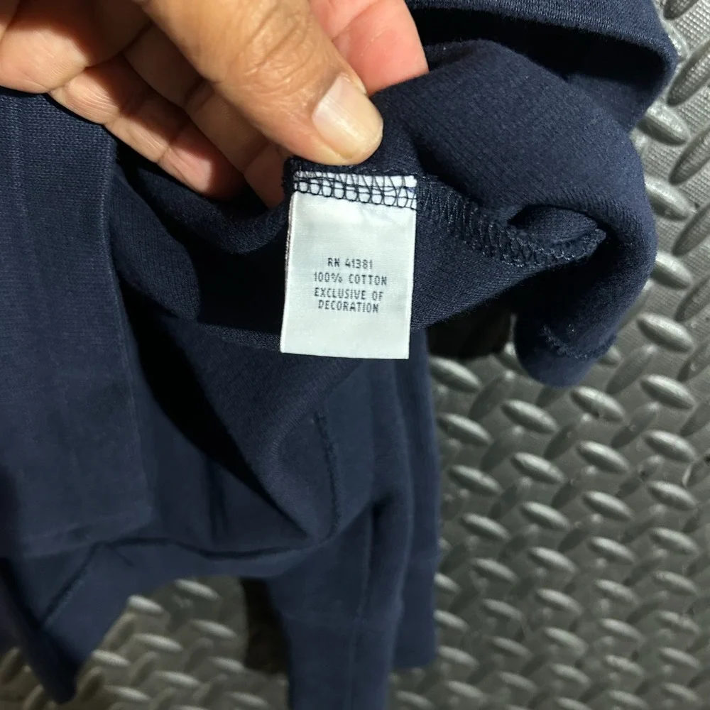 Polo Ralph Lauren Men's XXL Navy 1/4 Zip Pullover Sweatshirt Red Pony‎ Logo